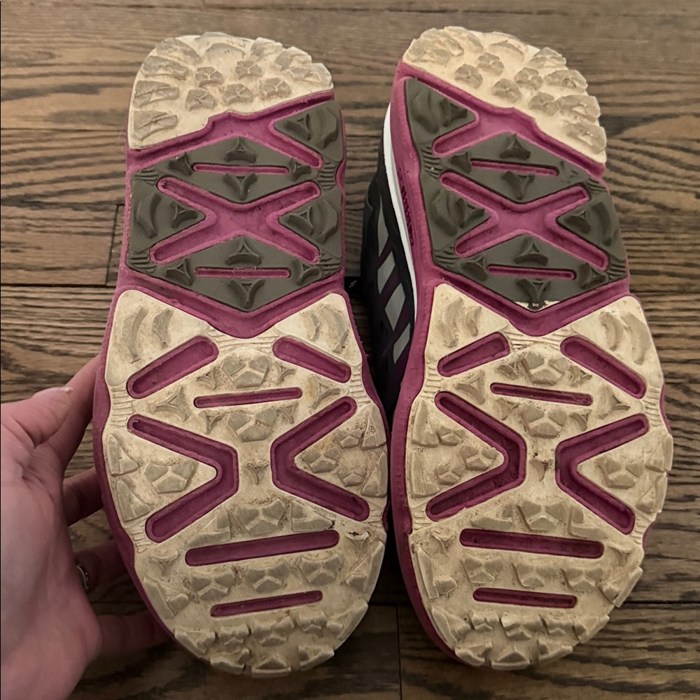 Hoka One One Hubble Women's Dark Gray and Pink Athletic-9 - Picture 6 of 11